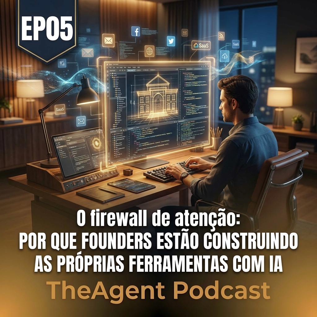 Agentes de IA: o firewall de atencao que founders estao construindo sozinhos episode artwork