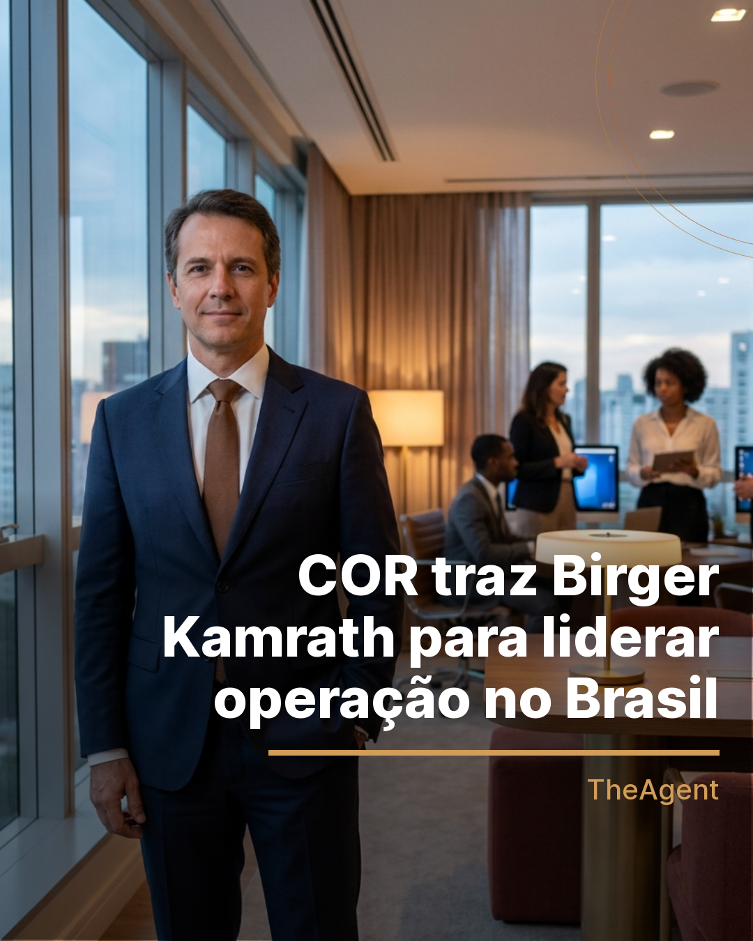 COR traz Birger Kamrath para liderar operação no Brasil