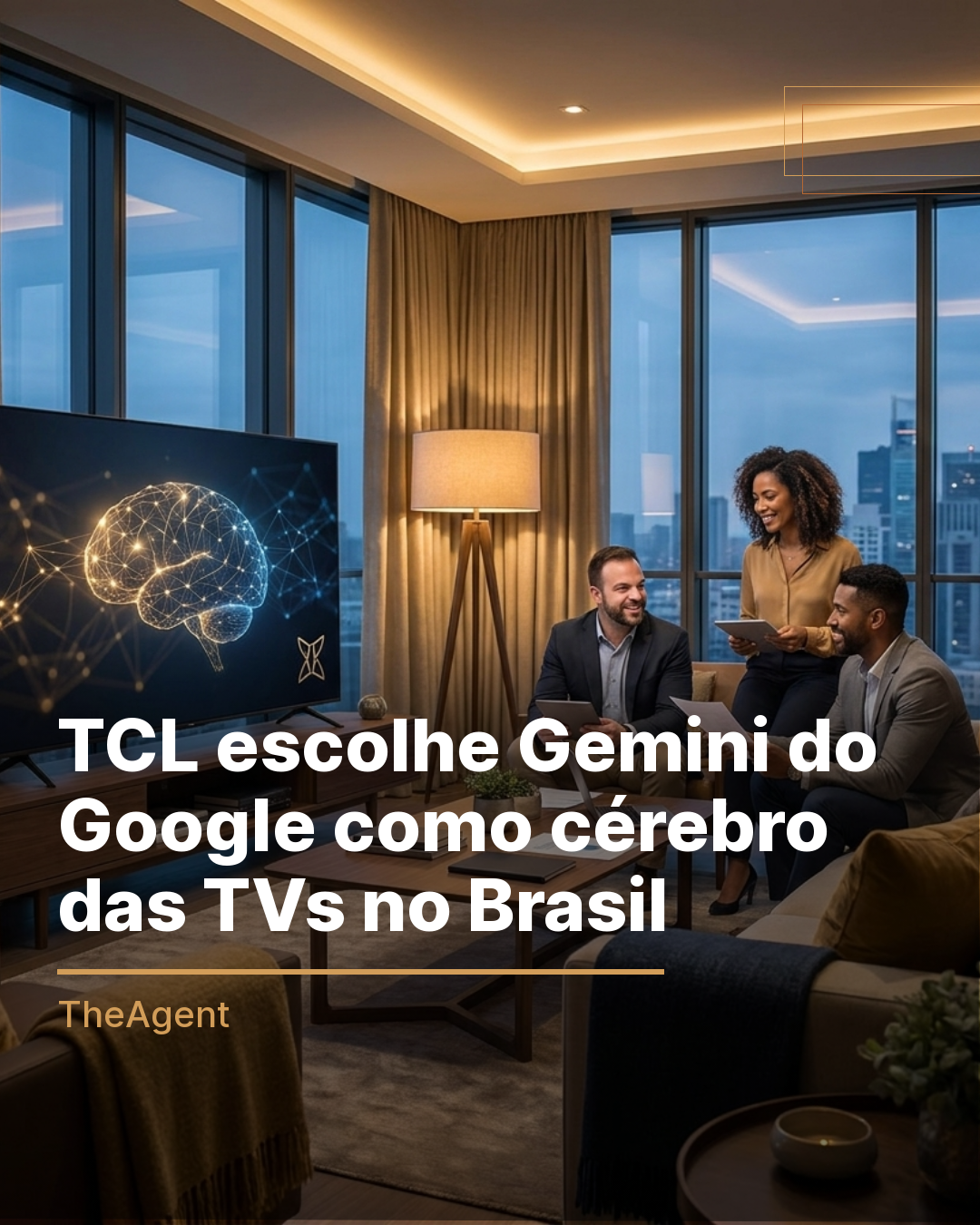 TCL escolhe Gemini do Google como cérebro das TVs no Brasil