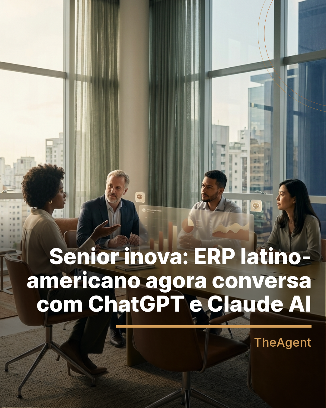 Senior inova: ERP latino-americano agora conversa com ChatGPT e Claude AI