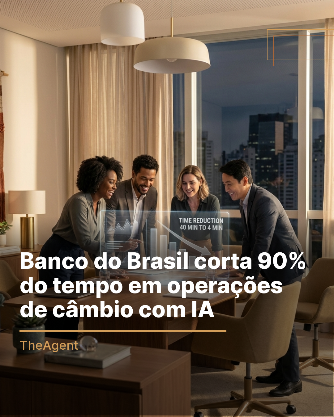 Banco do Brasil corta 90% do tempo em operações de câmbio com IA