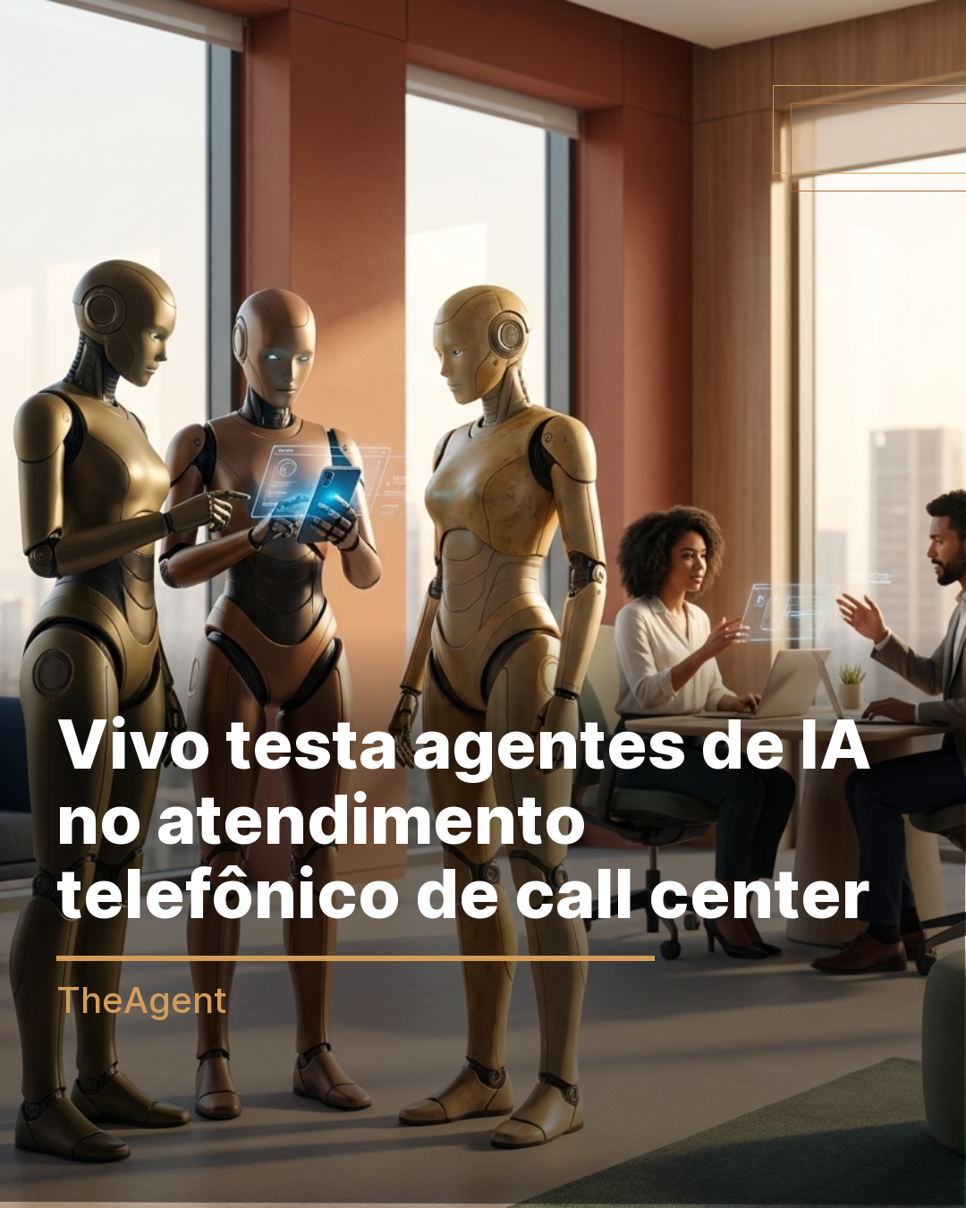 Vivo testa agentes de IA no atendimento telefônico de call center