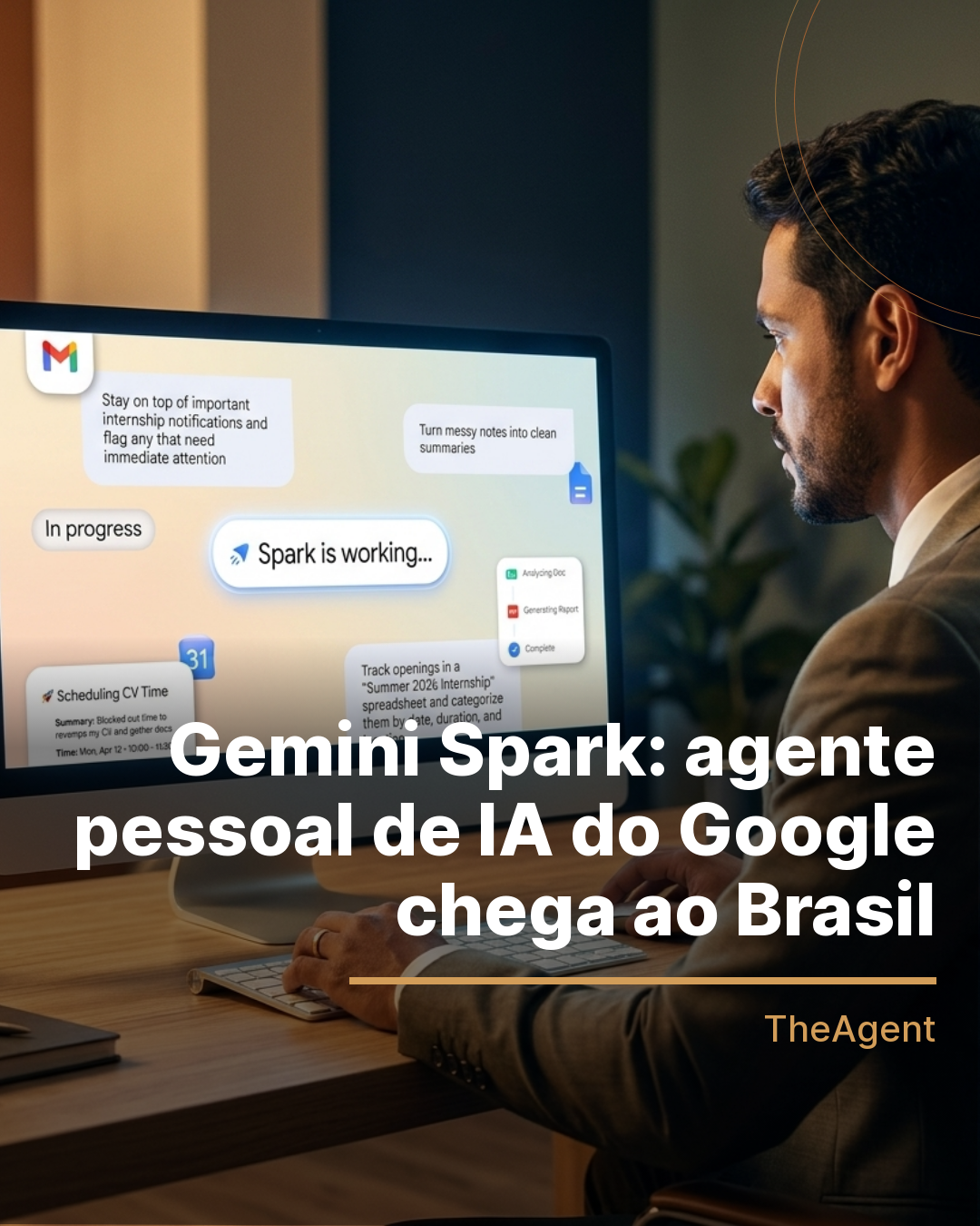 Gemini Spark: agente pessoal de IA do Google chega ao Brasil