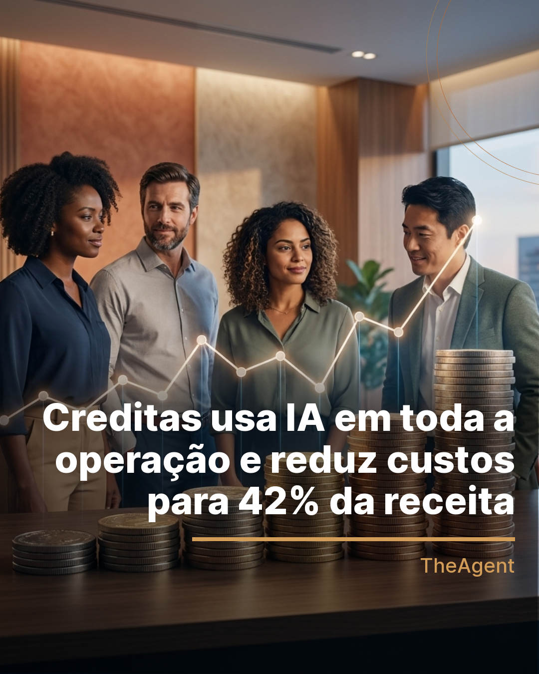 Creditas usa IA em toda a operação e reduz custos para 42% da receita
