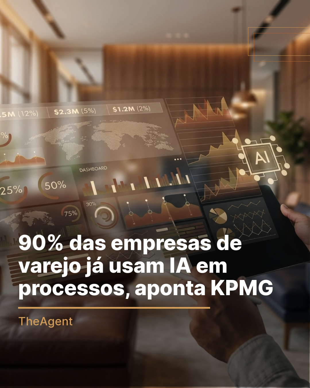90% das empresas de varejo já usam IA em processos, aponta KPMG