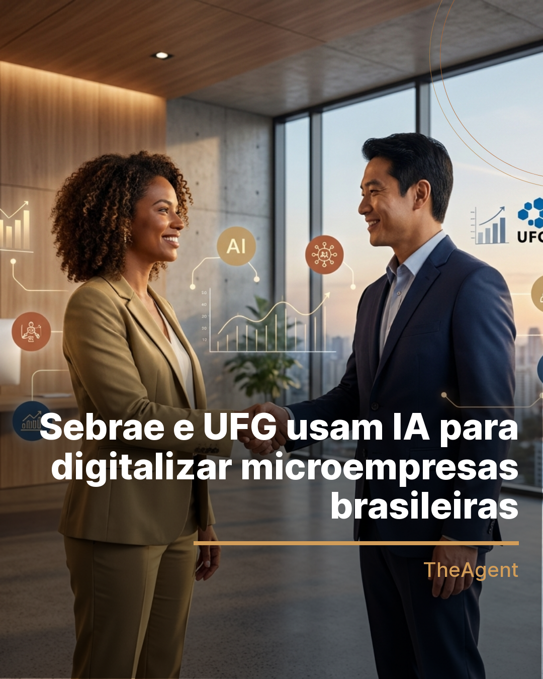 Sebrae e UFG usam IA para digitalizar microempresas brasileiras