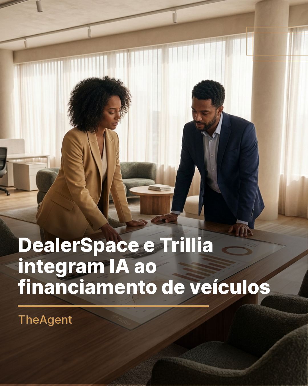 DealerSpace e Trillia integram IA ao financiamento de veículos